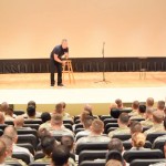 Ft Polk Bernie stage audience