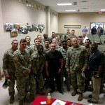 Ft Benning- Bernie w soldiers